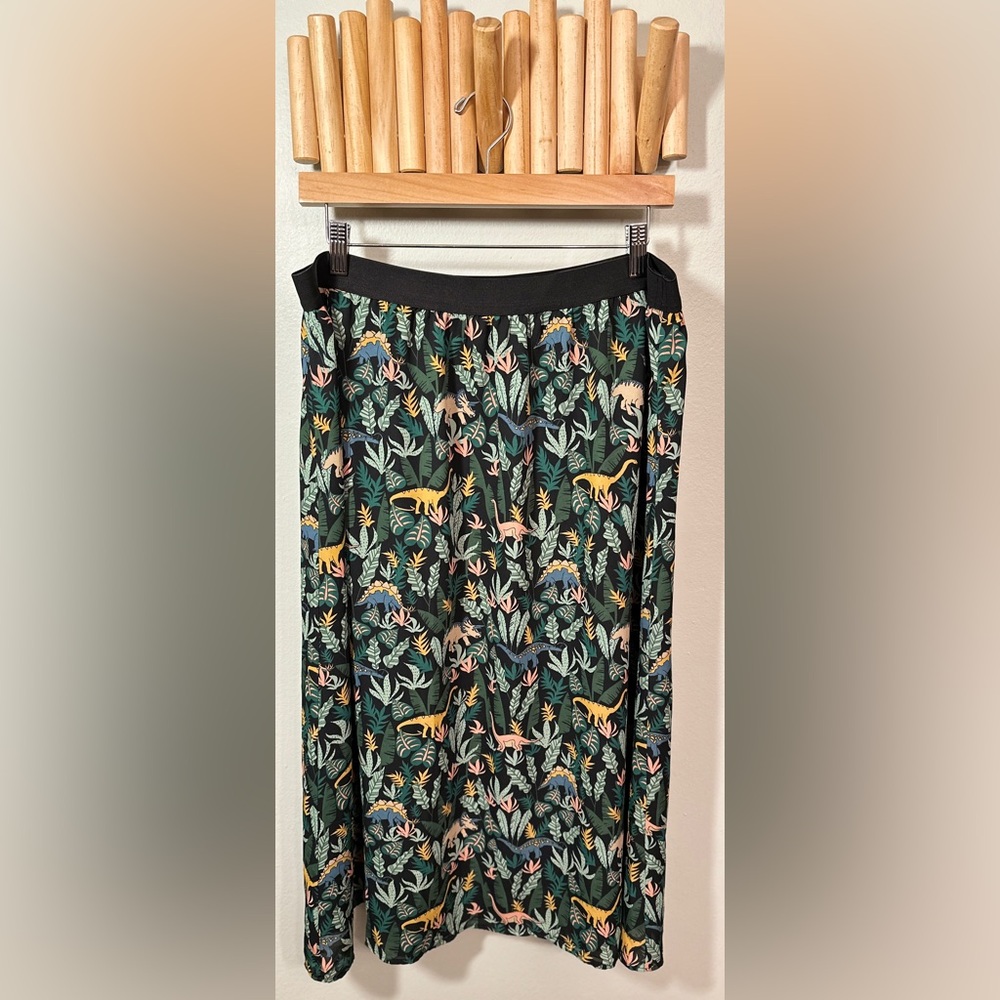 Modcloth Dinosaur Midi Skirt